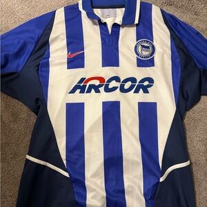 Hertha Berlin 2002 2003 2004 Home Football Jersey Mens L Nike Shirt